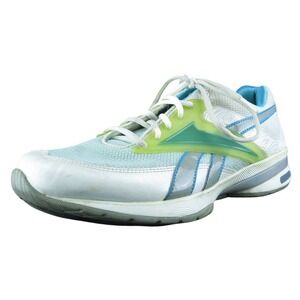 Reebok Easy Tone Women Sneaker Shoes White Synthetic Lace Up‎ Size 9 Medium